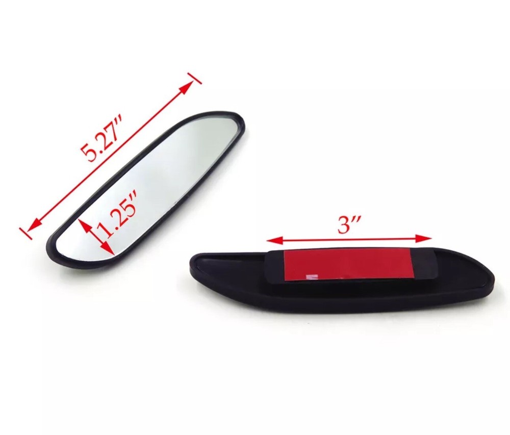 2pcs Auto Car Adjustable Side Rearview Blind Spot Rear View Auxiliary Mirror
