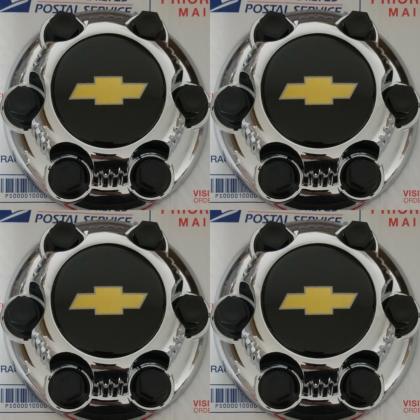 NEW 2000 - 2010 Chevy 1500 Truck Van 16" 17" 6 LUG Chrome WHEEL Center hub Caps