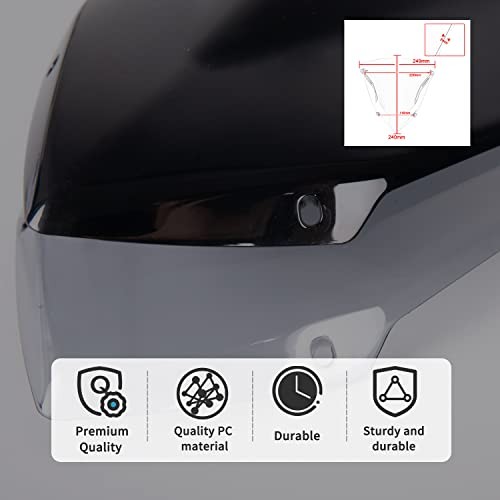 Motorcycle Front Windshield Windscreen Compatible with Yamaha MT-03 MT-25 2020