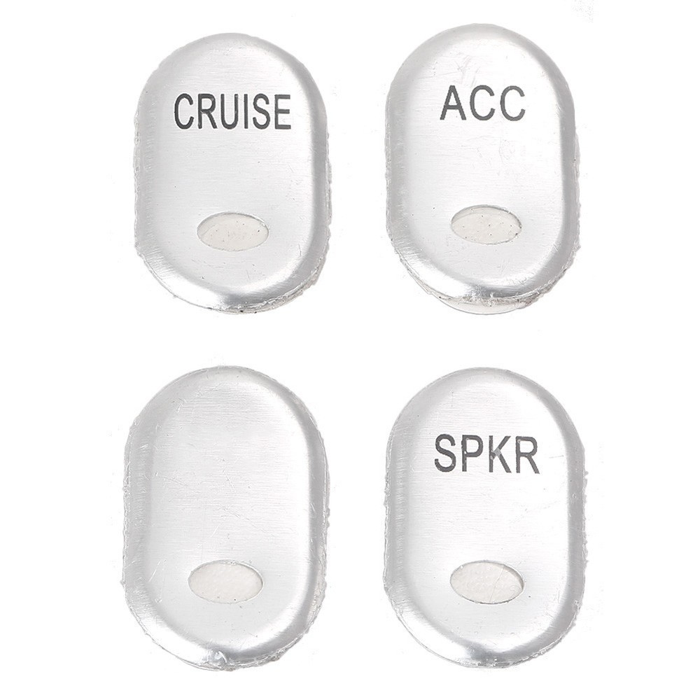 Motorcycle Stainless Rocker Panel Switch Button For Harley Touring FLHTCU FLHTK FLTR