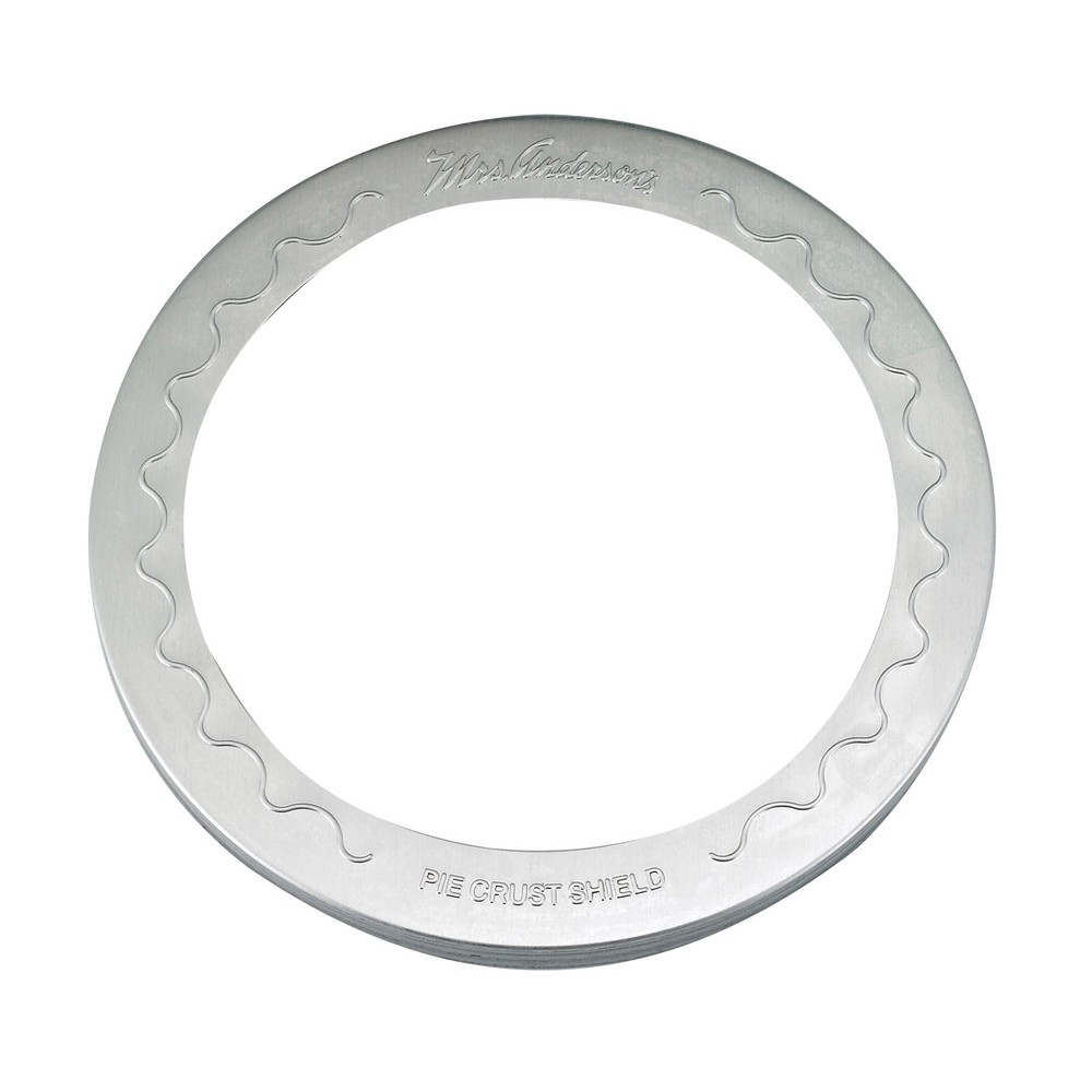 Mrs Anderson's 9 Inch Pie Crust Shield Baking Pan Protector Prevents Burning