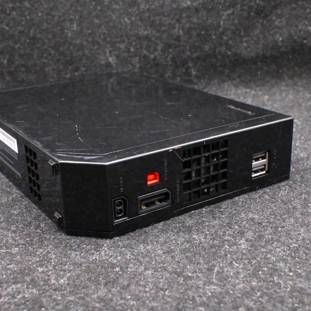 NINTENDO WII BLACK CONSOLE RVL-101 BUNDLE W/ CONTROLLER NUNCHUK SENSOR & CABLES