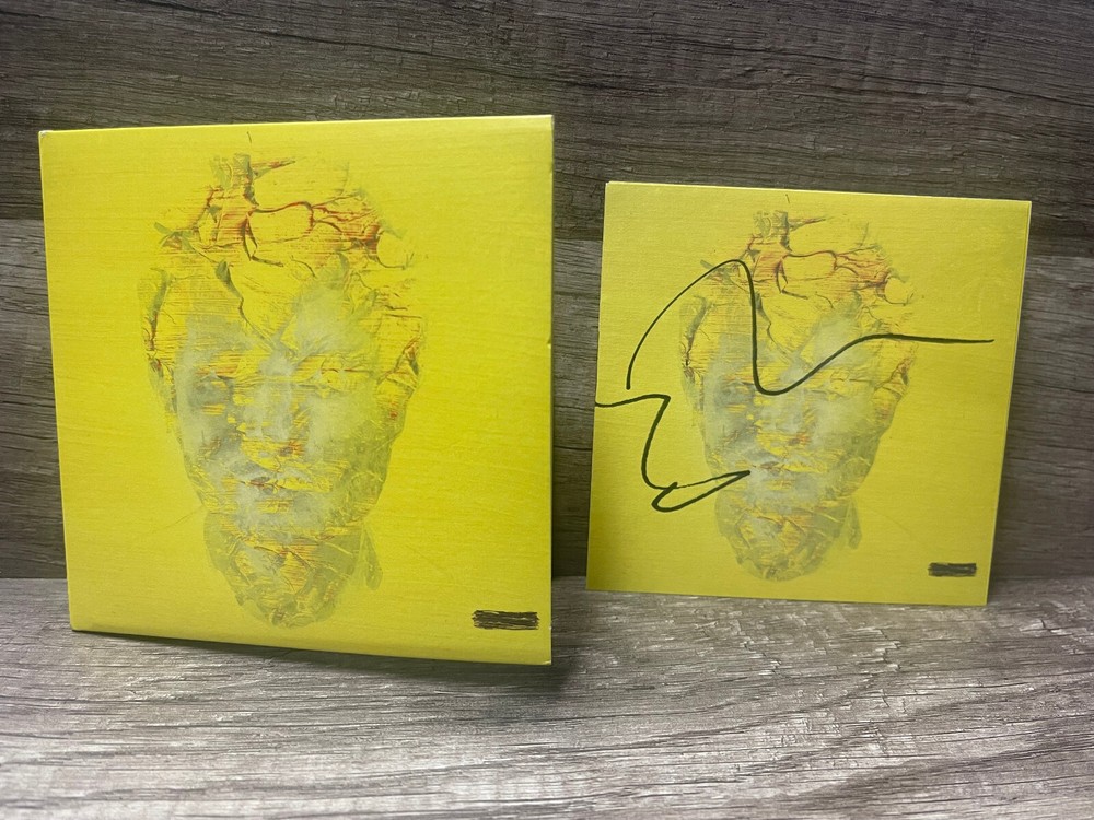 Ed Sheeran Signed Autographed CD Insert With New CD Subtract #2