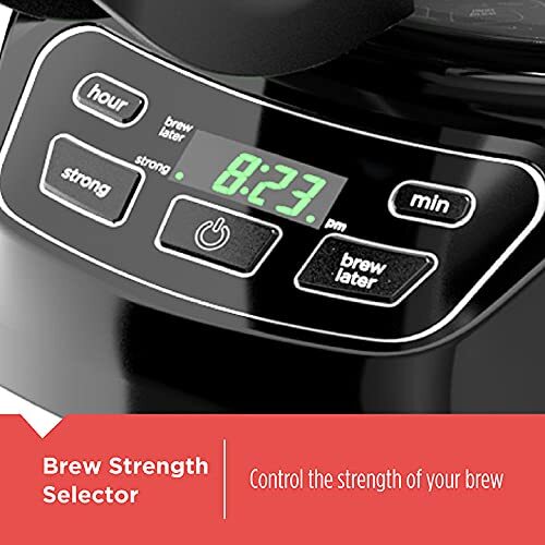 BLACK+DECKER CM1110B 12-Cup* Programmable Coffeemaker, Black