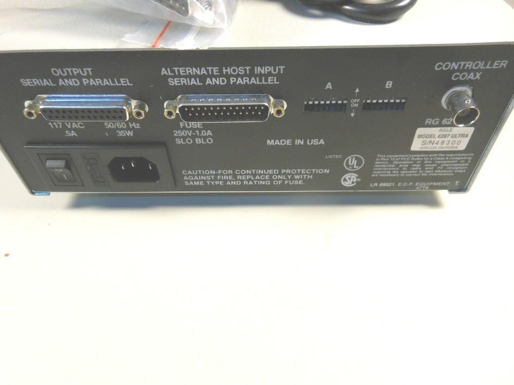 AGILE 6287 ULTRA PRINTER INTERFACE CONTROLLER W/MANUAL