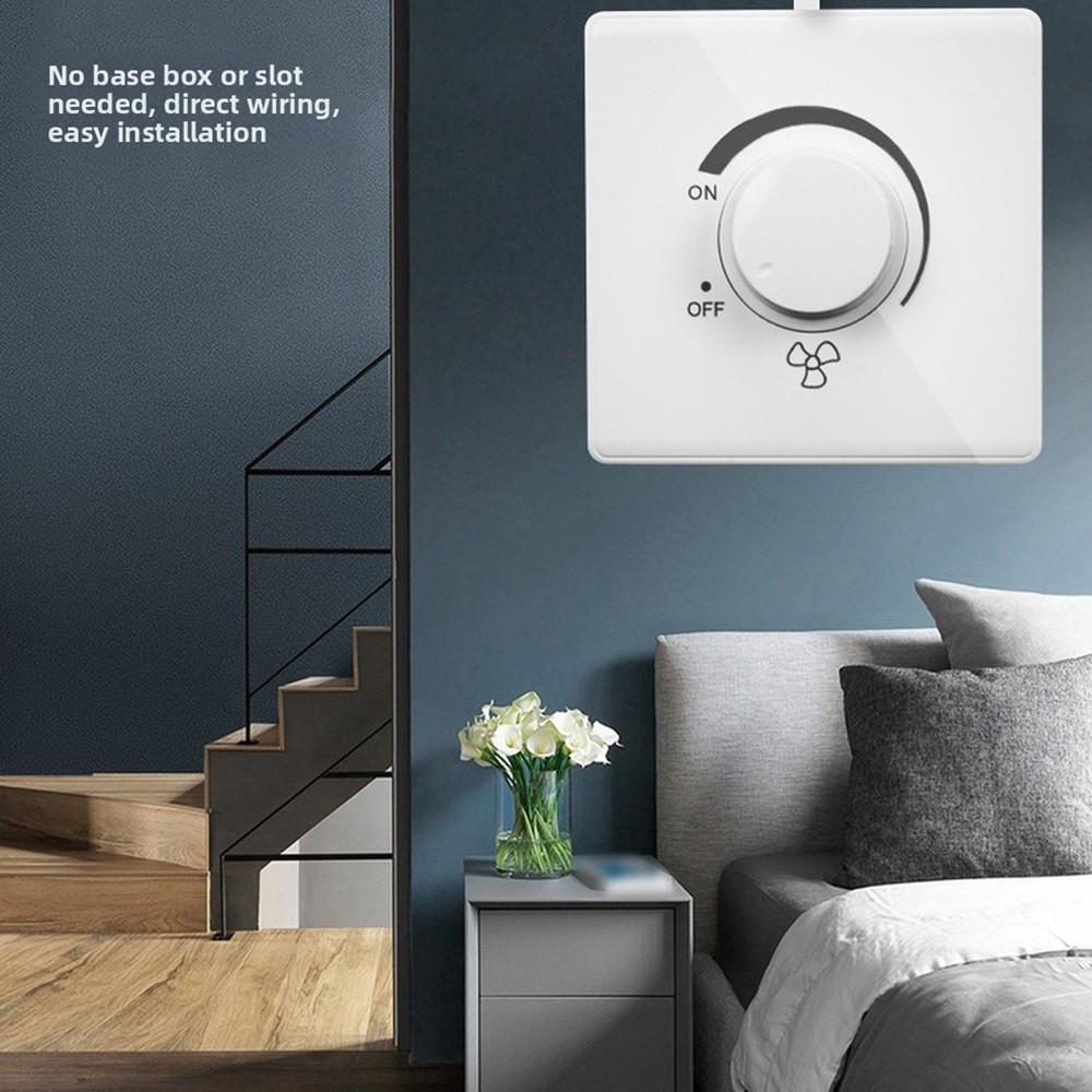 Ceiling Fan Knob Speed Controller For surface Mounted for Easy Installation ABS