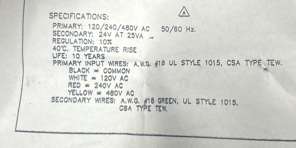 Foster Transformer Murphy AM4972. Never Used