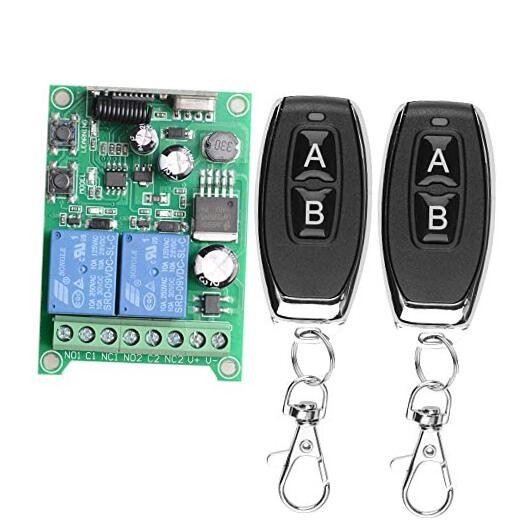 Wireless Remote Switch DC 12V 24V 36V 48V New 2 Channel Multi-Function Remote