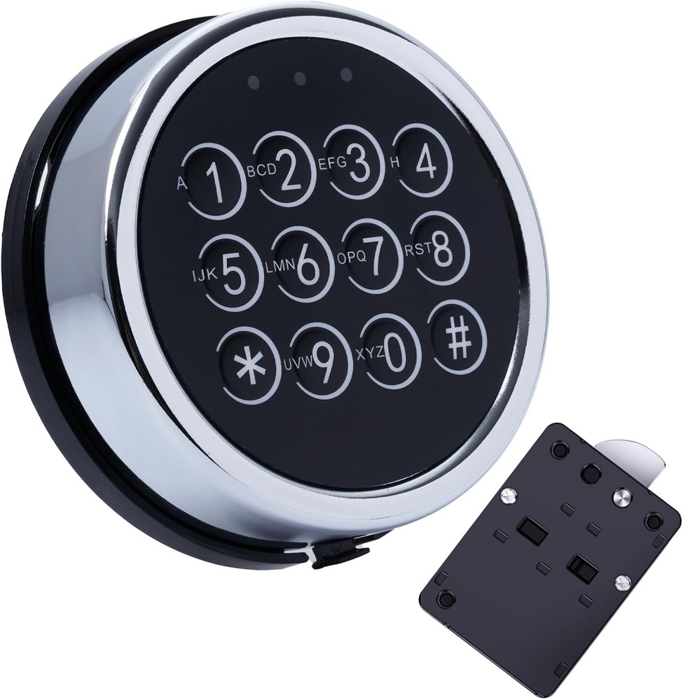 Electronic Safe Lock Replacement Gun Safe Swing Bolt Lock with 4 Pin Cable