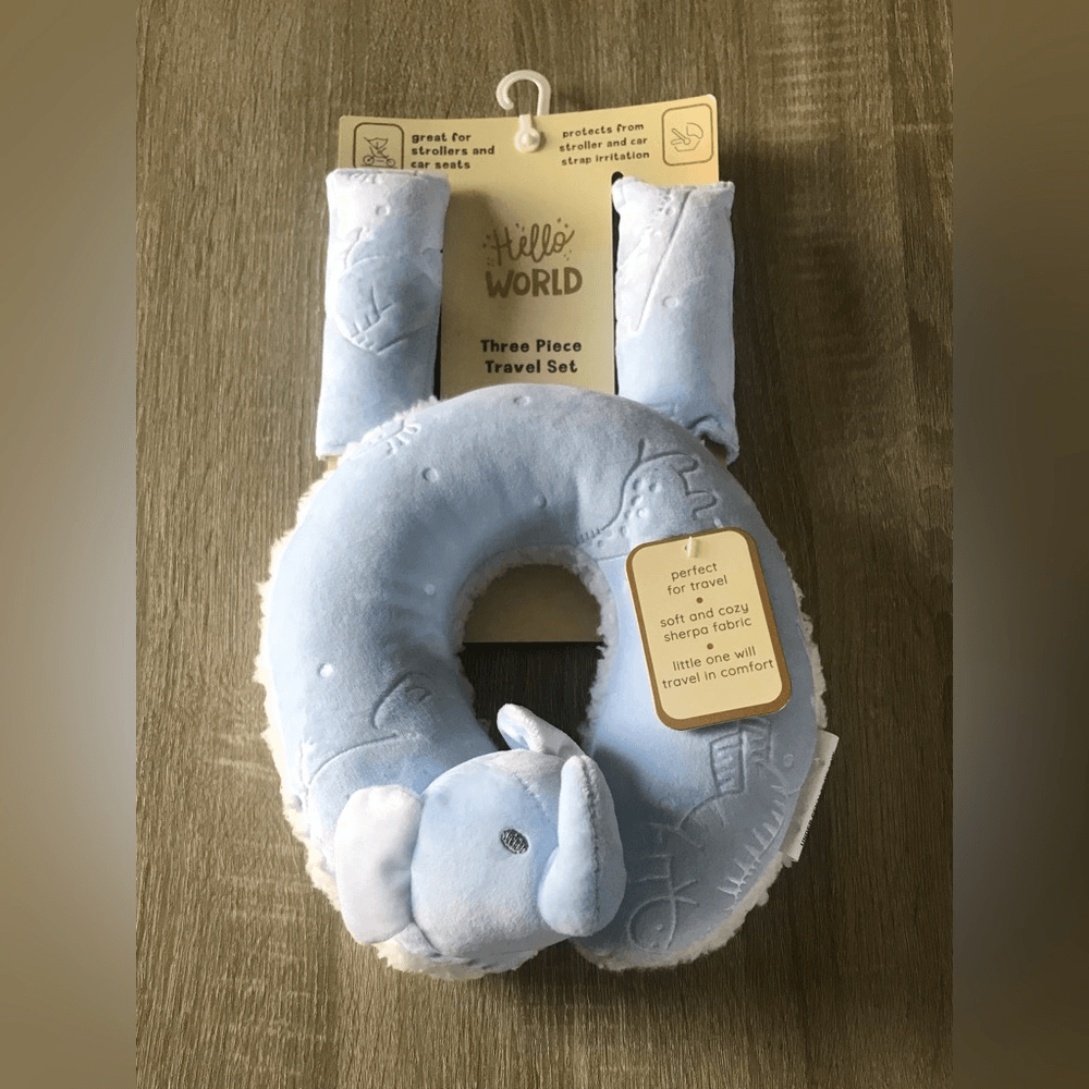 NWT HELLO WORLD Three Piece Travel Set