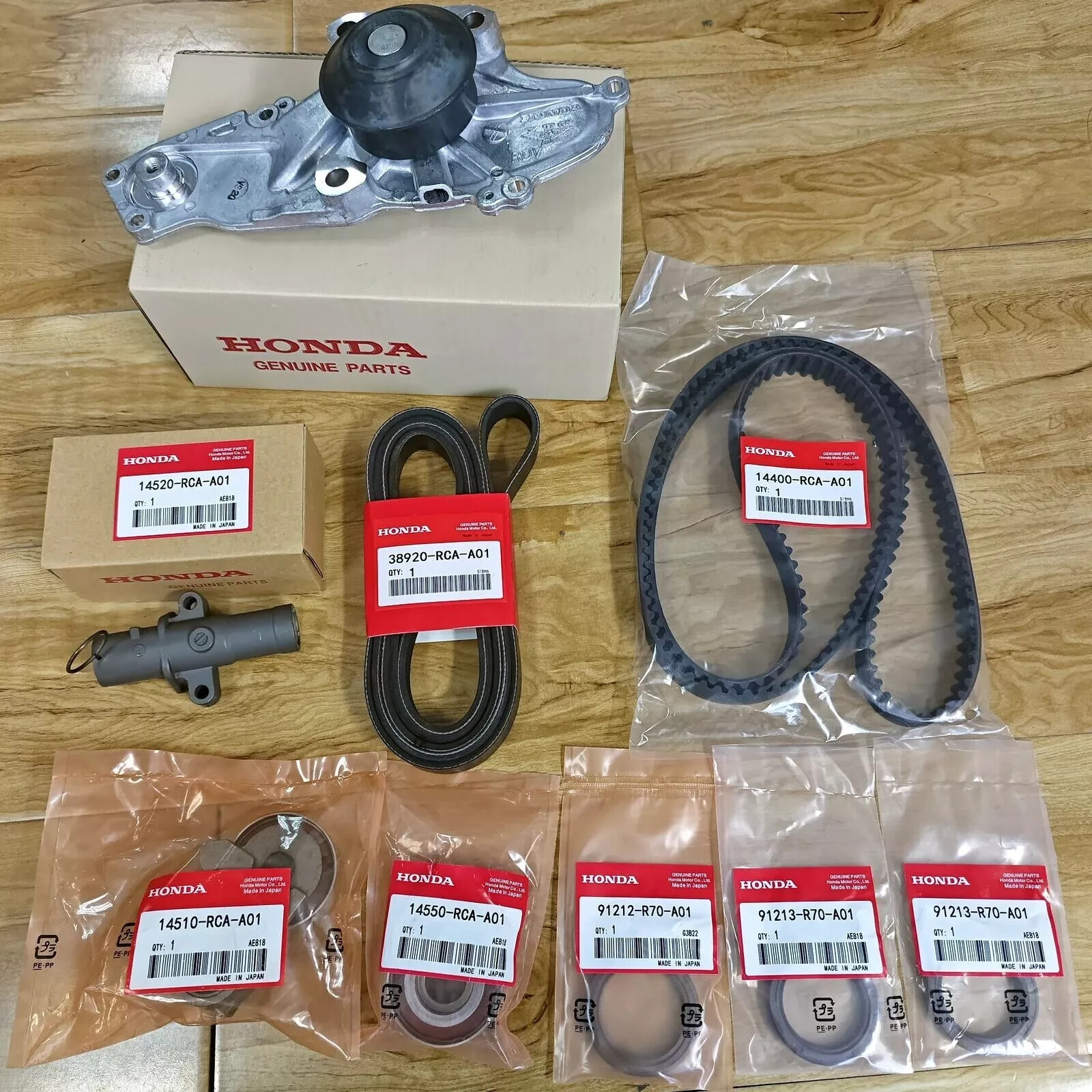 Genuine OEM Timing Belt Kit with Water Pump For H0NDA / ACURA Accord Odyssey V6
