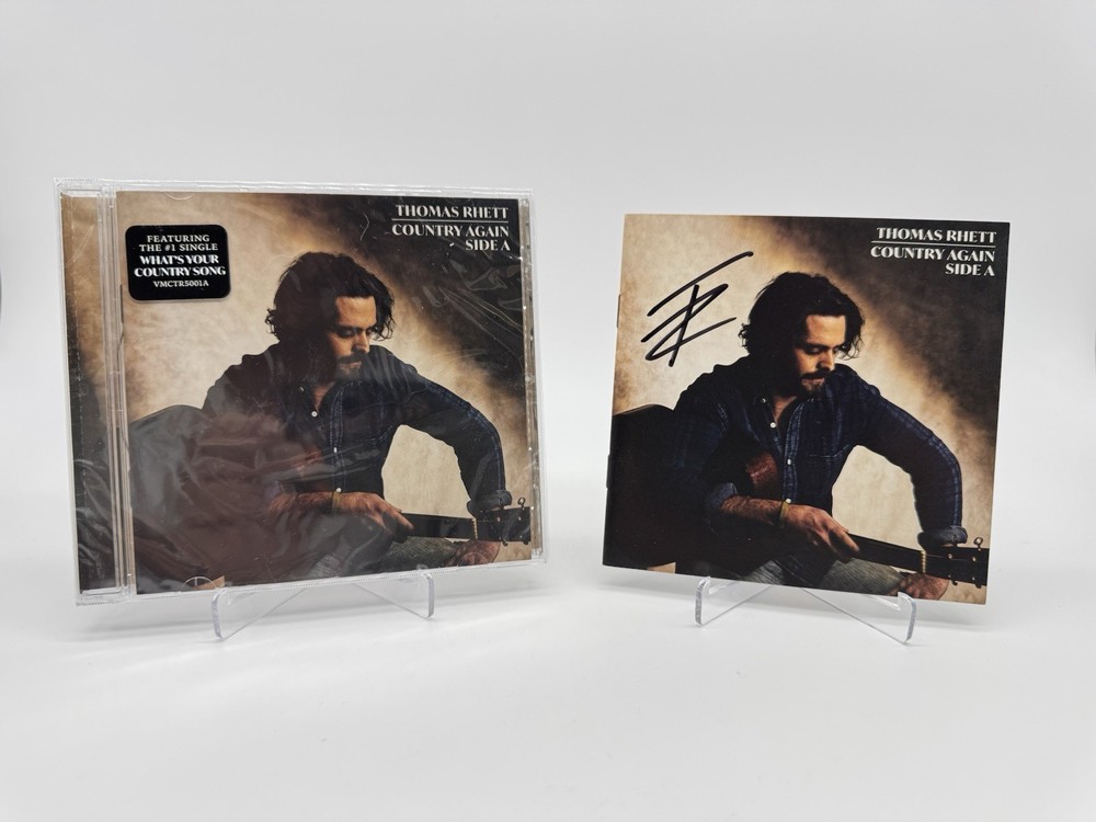 Thomas Rhett CD Country Again Side A Signed Autographed CD & Booklet