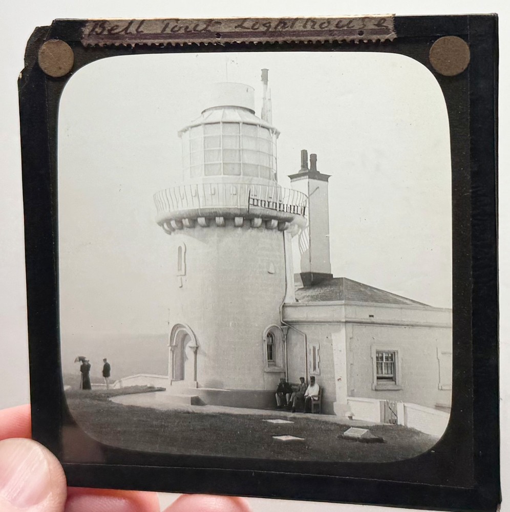 Lighthouse Bell torch GLASS SLIDE (broken)