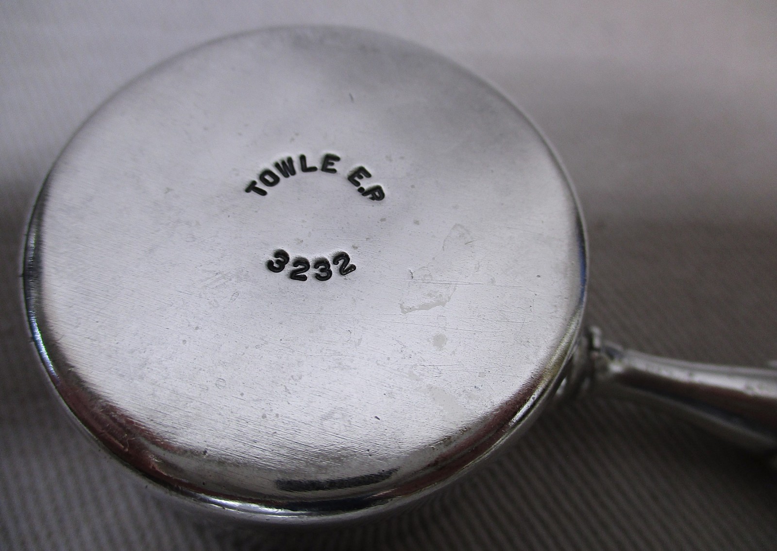 Vintage Towle Silverplate Coffee Measure / Scoop #3232, "M" Monogram