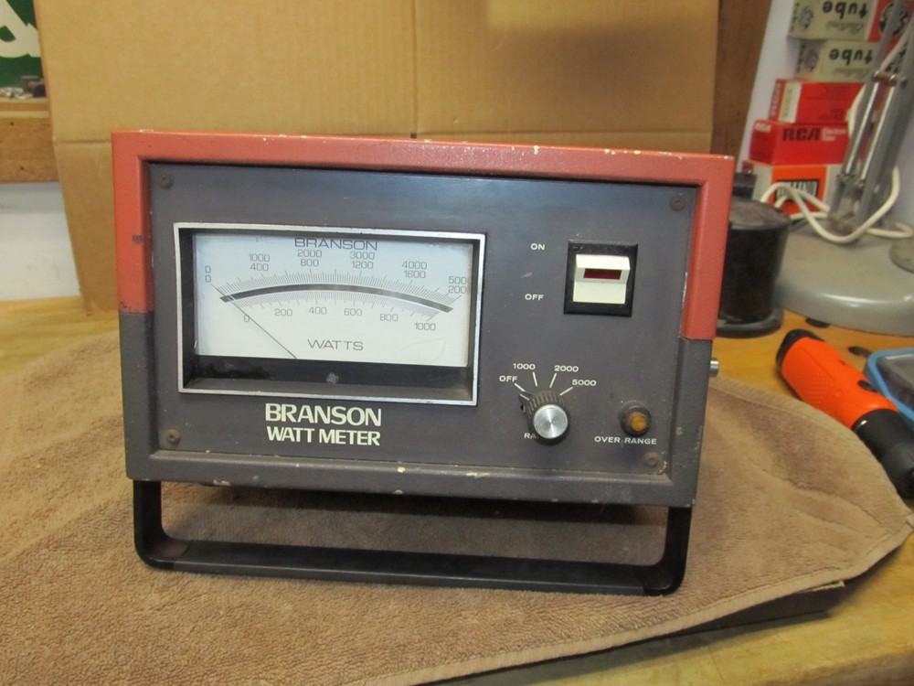 Vintage Branson Wattmeter