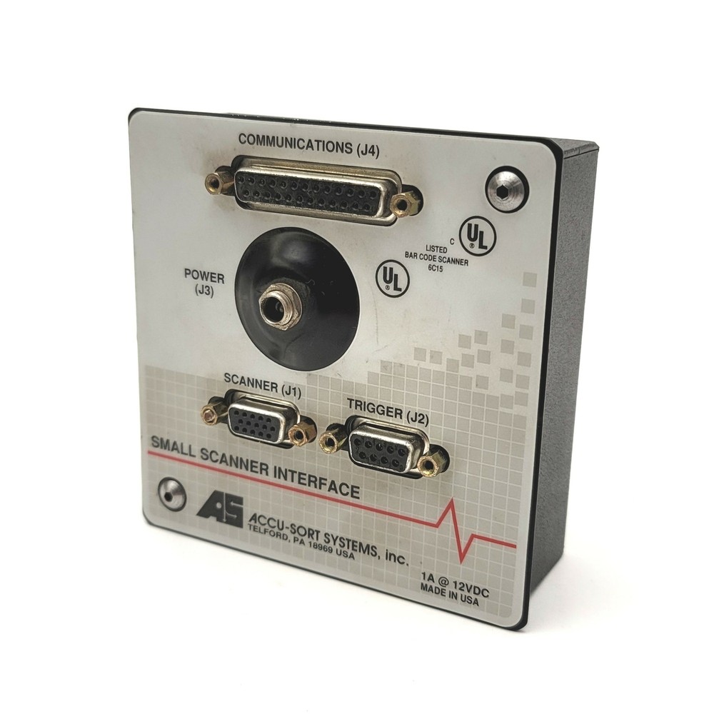 ACCU-SORT 1000017363 Rev 2B M25-A Small Scanner Interface Module 12VDC 1A