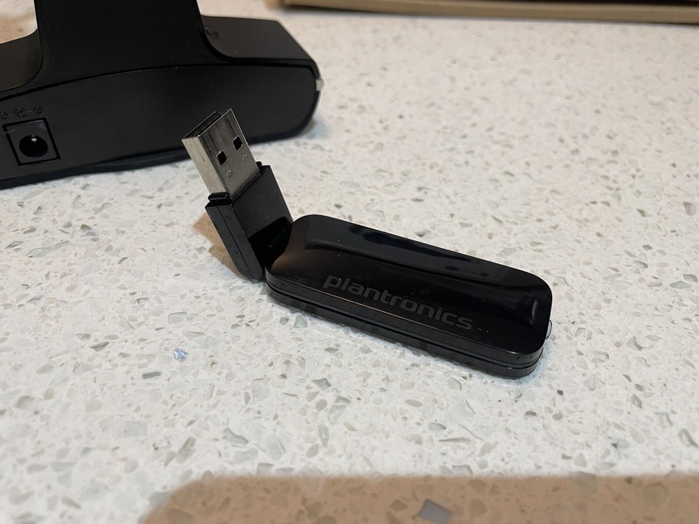Plantronics Savi W445 Wireless Headset, USB D100A Dongle, Bluetooth, Two Battery