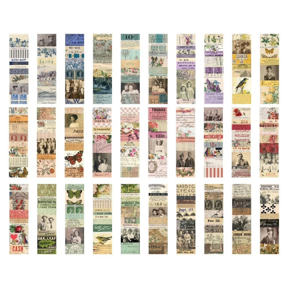 Tim Holtz ~ LARGE COLLAGE STRIPS ~ Idea-ology