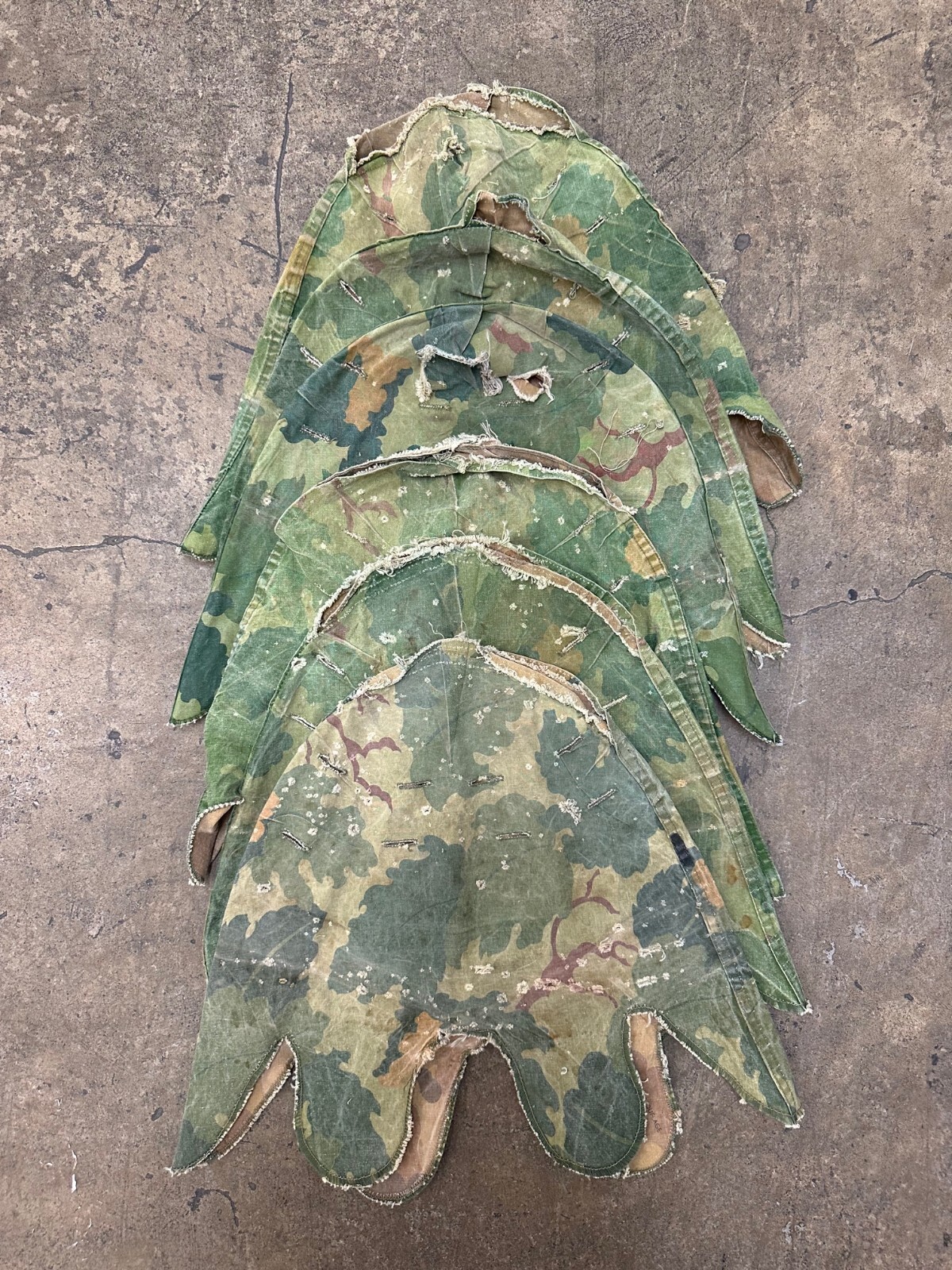 USGI Mitchell Pattern Helmet Cover, Vietnam War US Army USMC, T-107