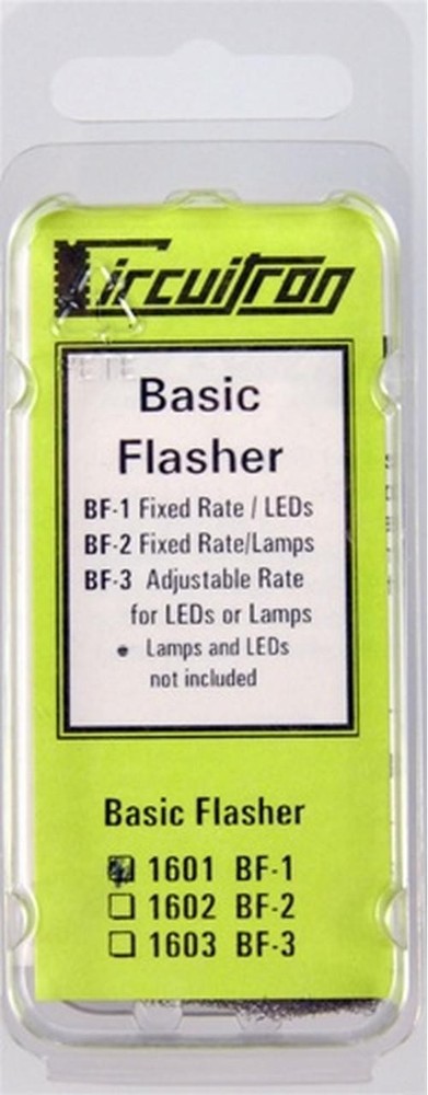 Circuitron ~ Alternating Flasher For LEDs ~ Fixed Rate BF-1 ~ 1601