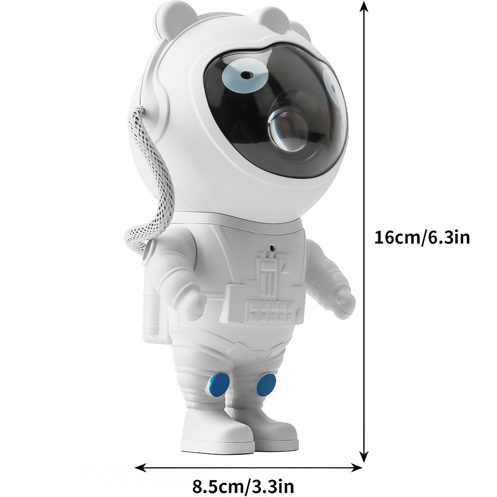 Astronaut Star Projector Galaxy Night Light 360°Adjustable with Timer and Remote