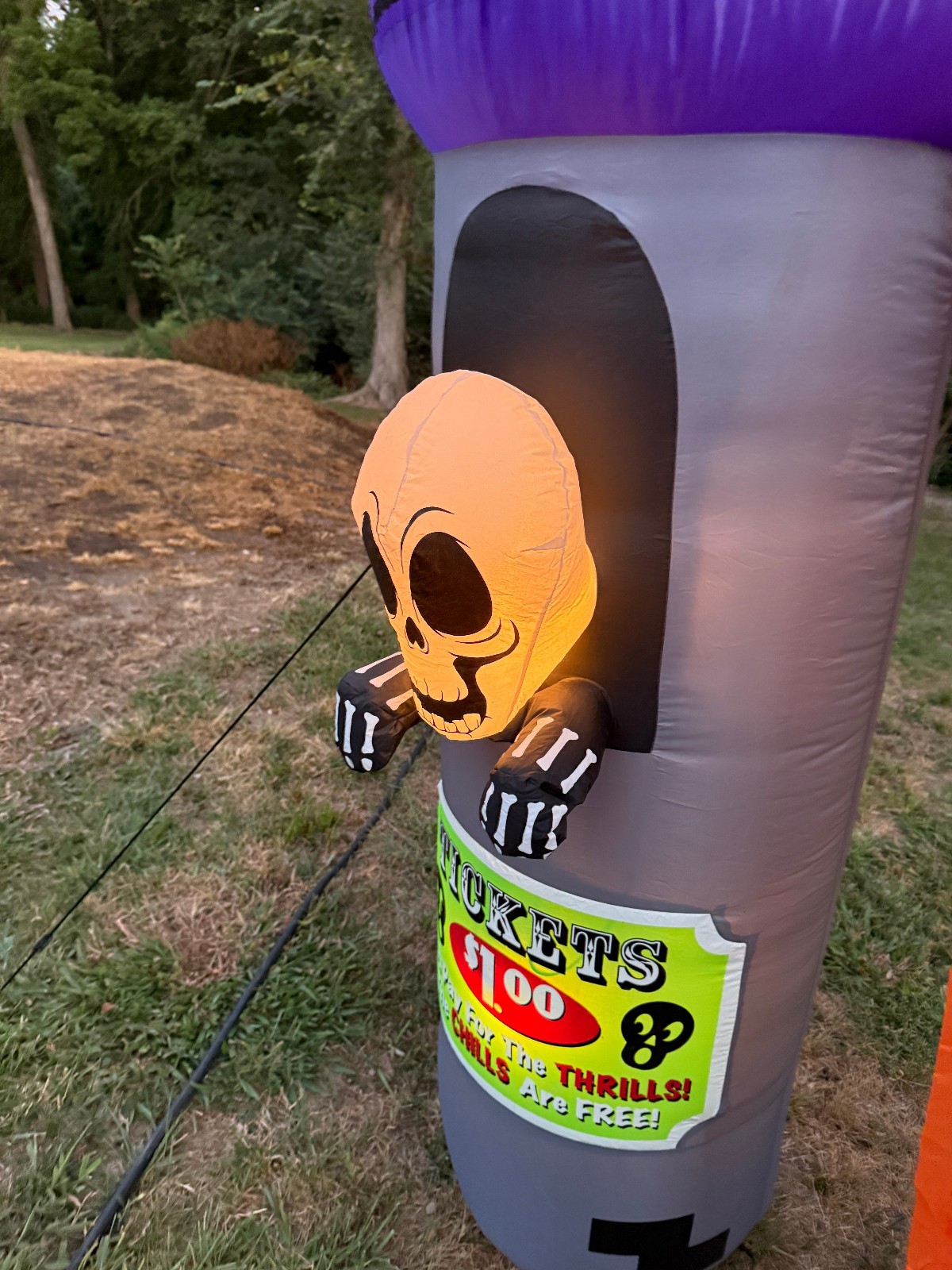 2017 9.5' GEMMY THRILLS & CHILLS HALLOWEEN ARCHWAY AIRBLOWN INFLATABLE