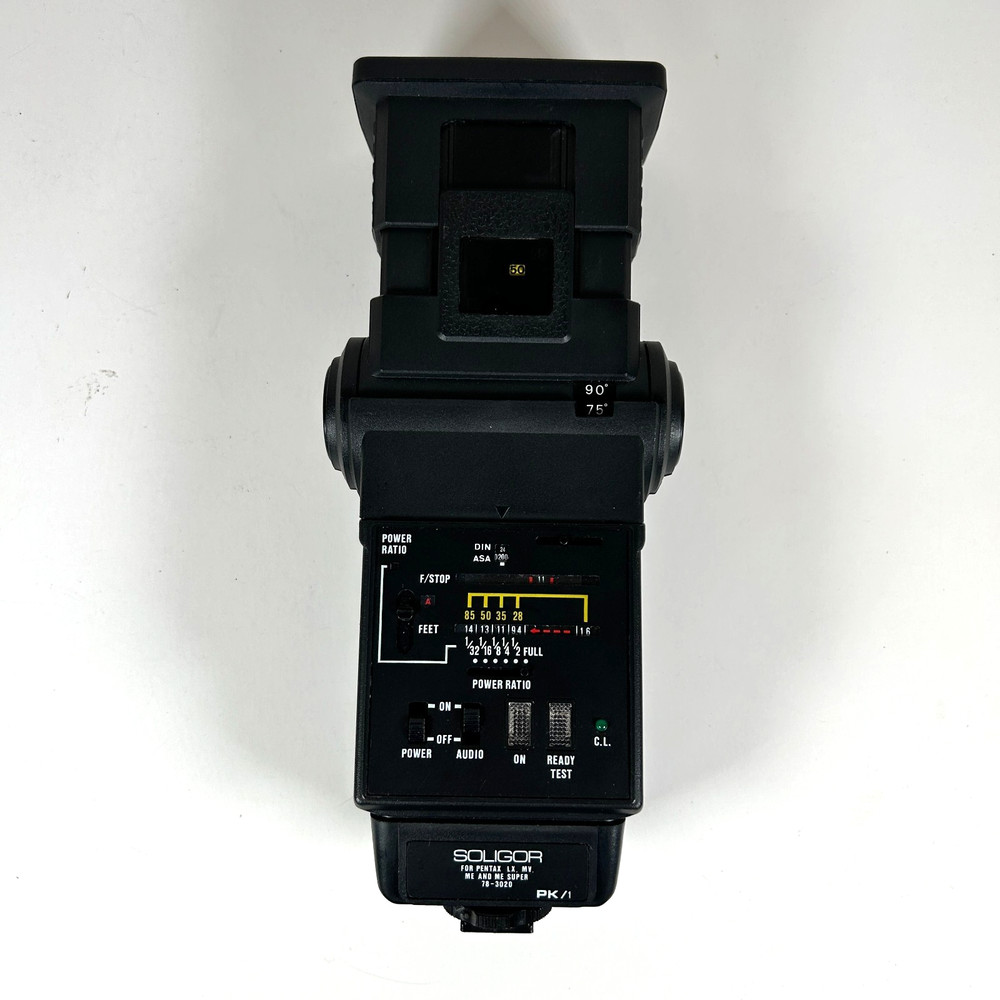 Soligor Auto Flash Unit – Vintage Hot Shoe Camera Flash – Fully Working – Clean