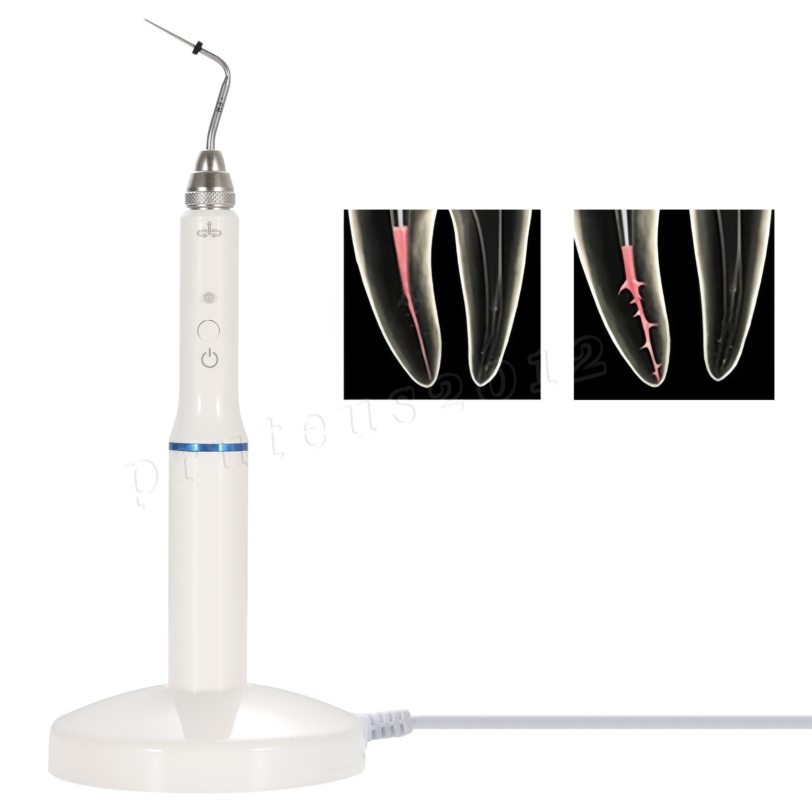 Dental Gutta Percha Obturation System Wireless Endo Heated Pen+2Tips