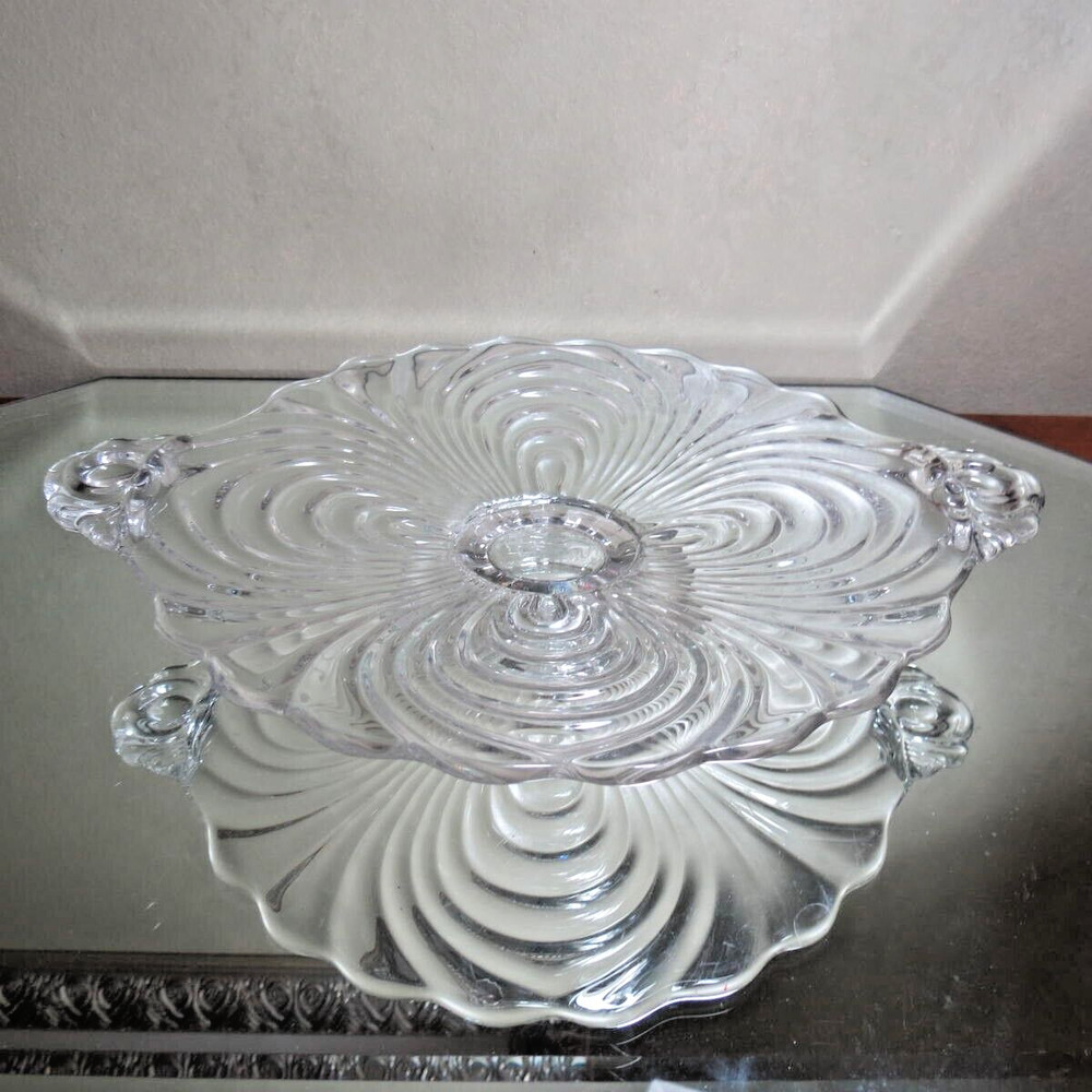 Cambridge Caprice Clear 2 Handled Tidbit Tray