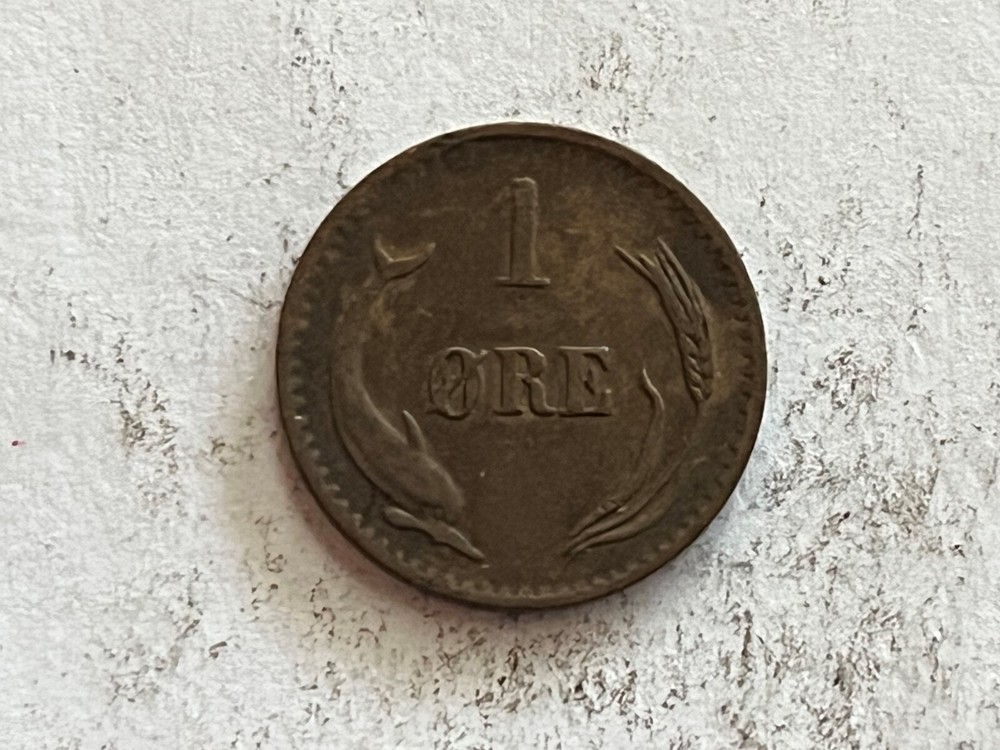 1874- DENMARK 1 ORE