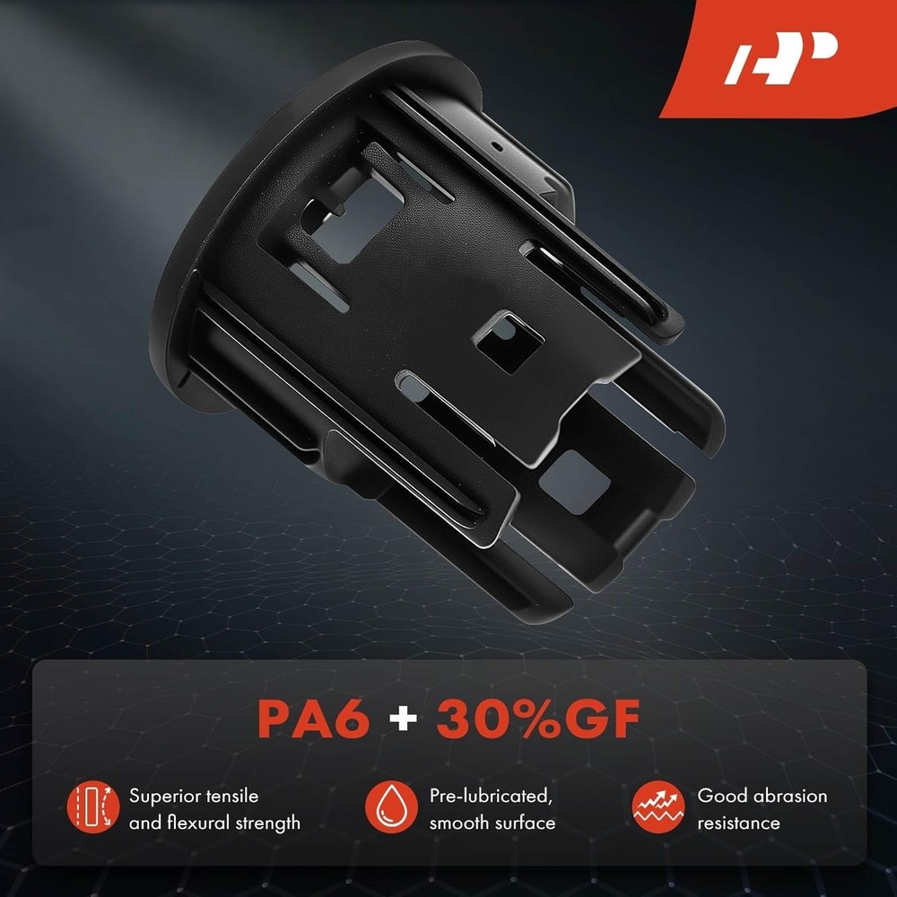 4-PC Front Inner and Outer Parking Assist Sensor Retainer Bezels Compatible w...