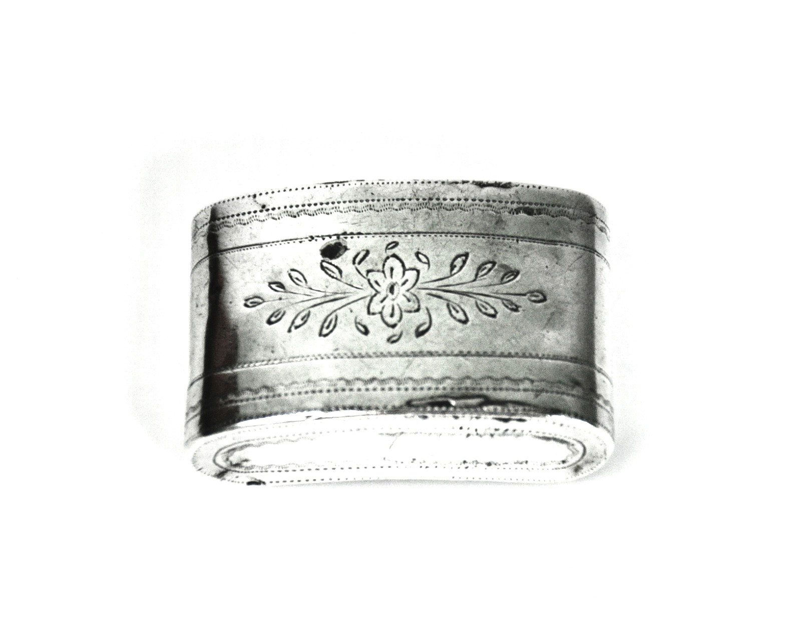 Antique George III Silver Snuff Box Birmingham 1816 by Cocks & Bettridge