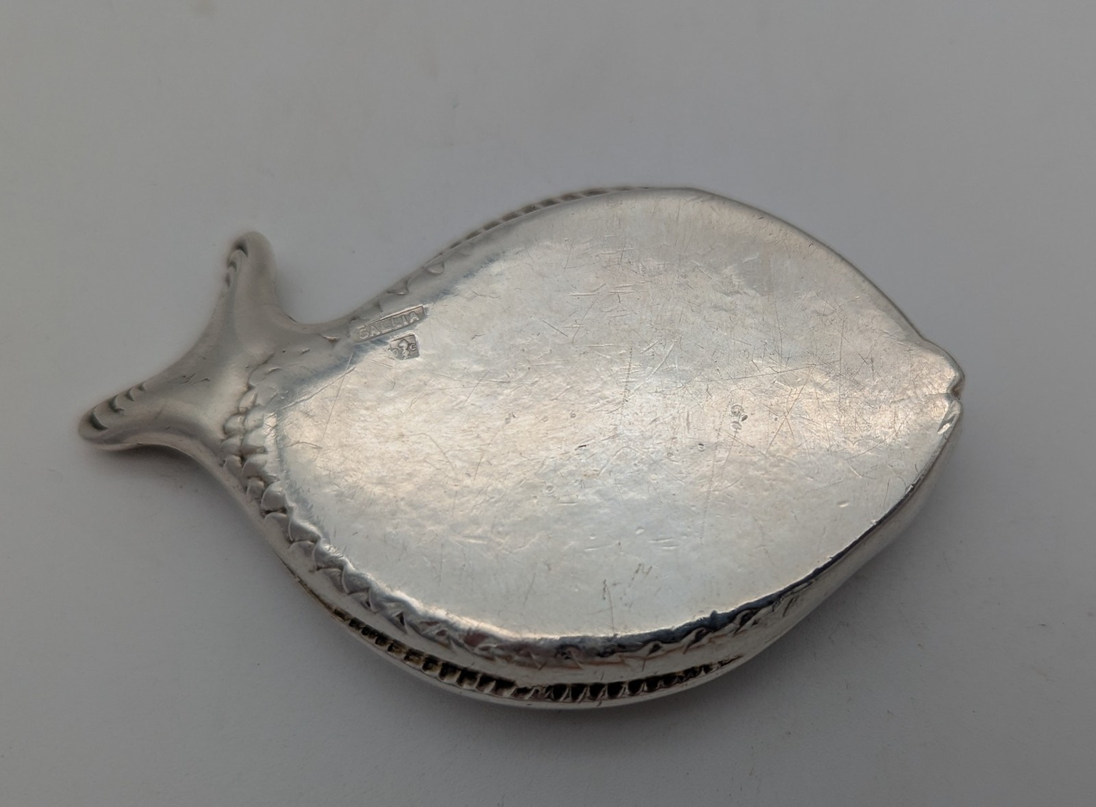 Gallia Silver Fish Salt Cellar - Made For Christofle Antique