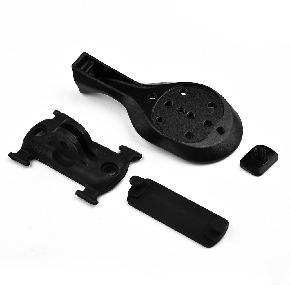 Black Bicycle Odometer Mount for Garmin Replaceable Base Easy to Install