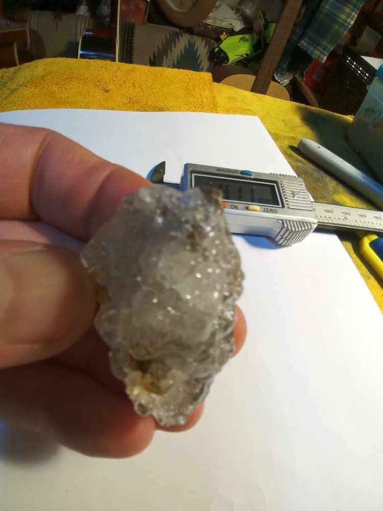 Hyalite opal botryoid on matrix