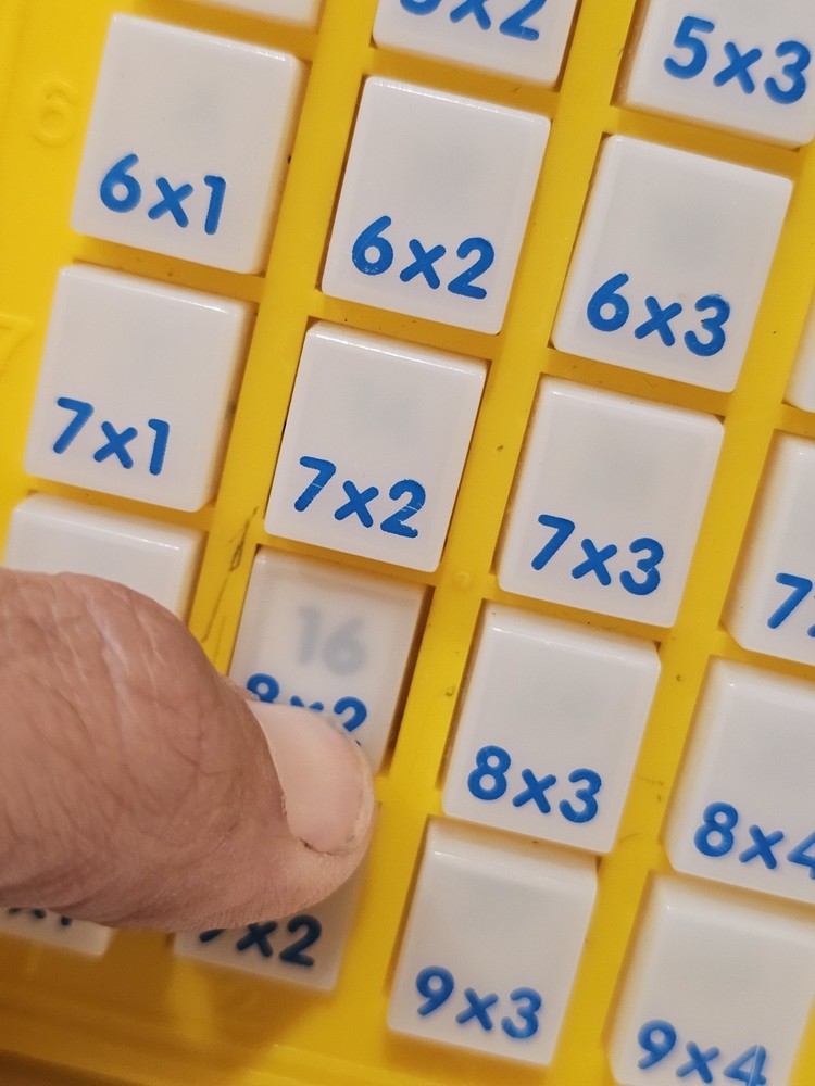 Vintage 1993 Magic Math Multiplication Educational Learning Machine