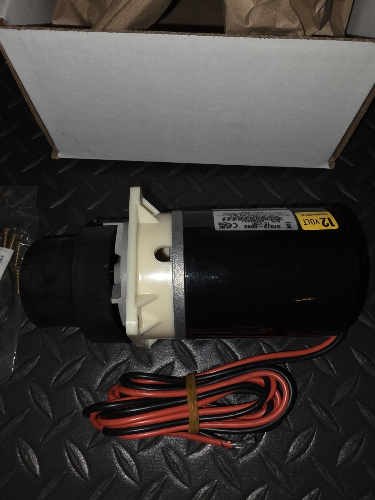 GENUINE Jabsco marine 37072-0092 Waste Pump Assembly Quiet Flush 12V, NEW