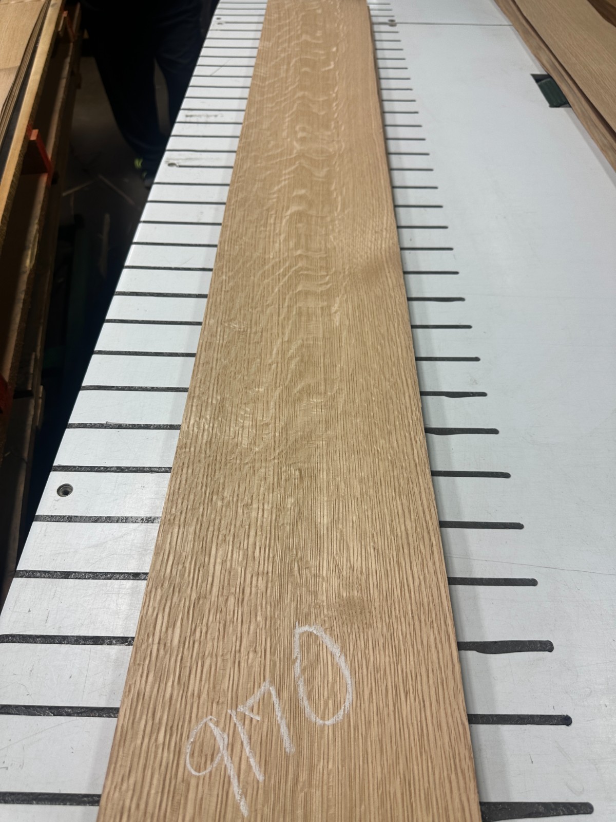 White Oak Flake Raw Wood Veneer 2 sheets 68" x 8.5'' 917O