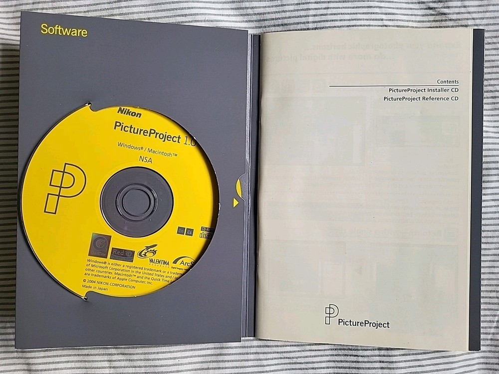 Nikon Picture Project 1.0 - Windows + MAC software - Installer & Reference