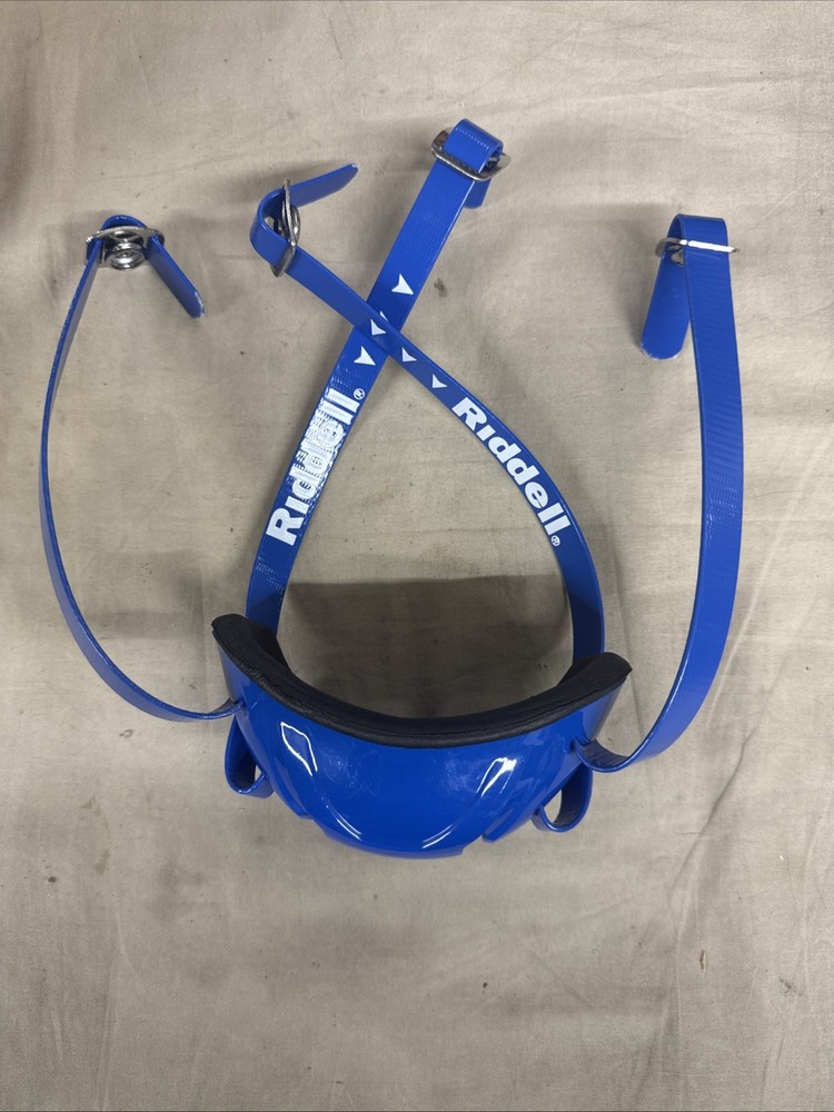 Riddell Hard Cup Chinstrap Buckles - Blue - Medium