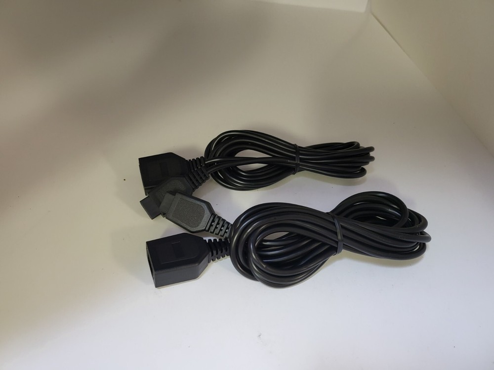 TWO (2) NEW 10 Foot Extension Cables for Sega Genesis Controller Joystick 10FT