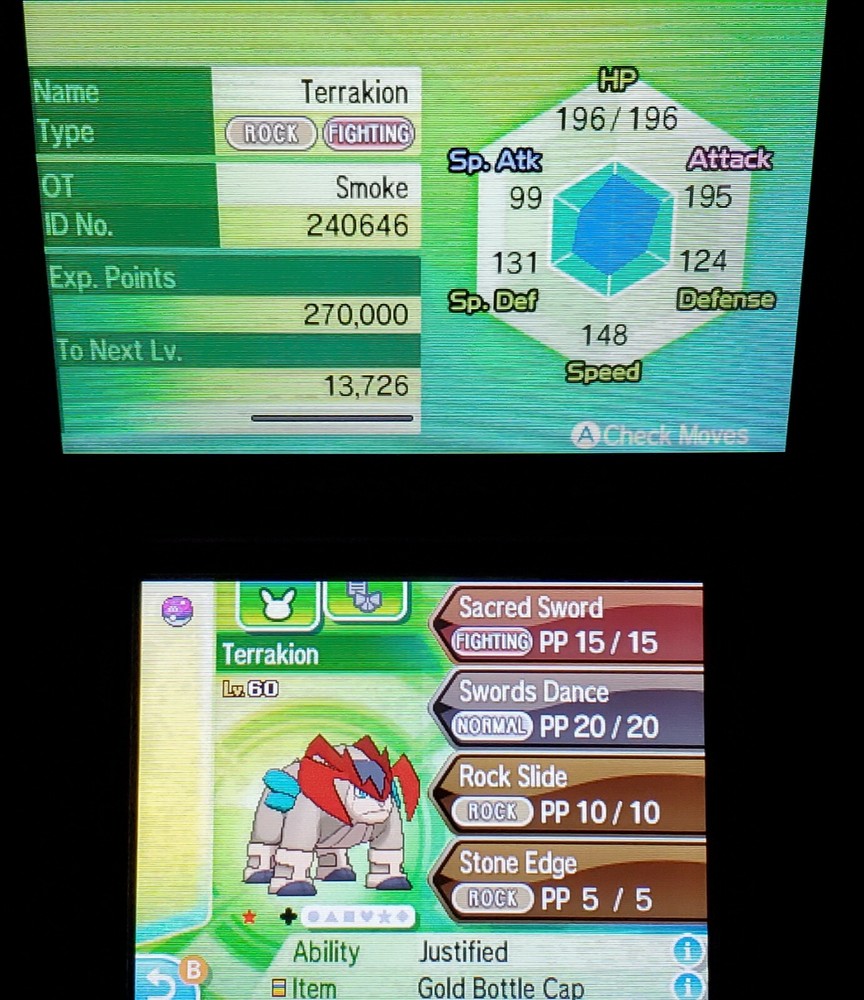 ✨Shiny✨ Terrakion For Sword & Shield