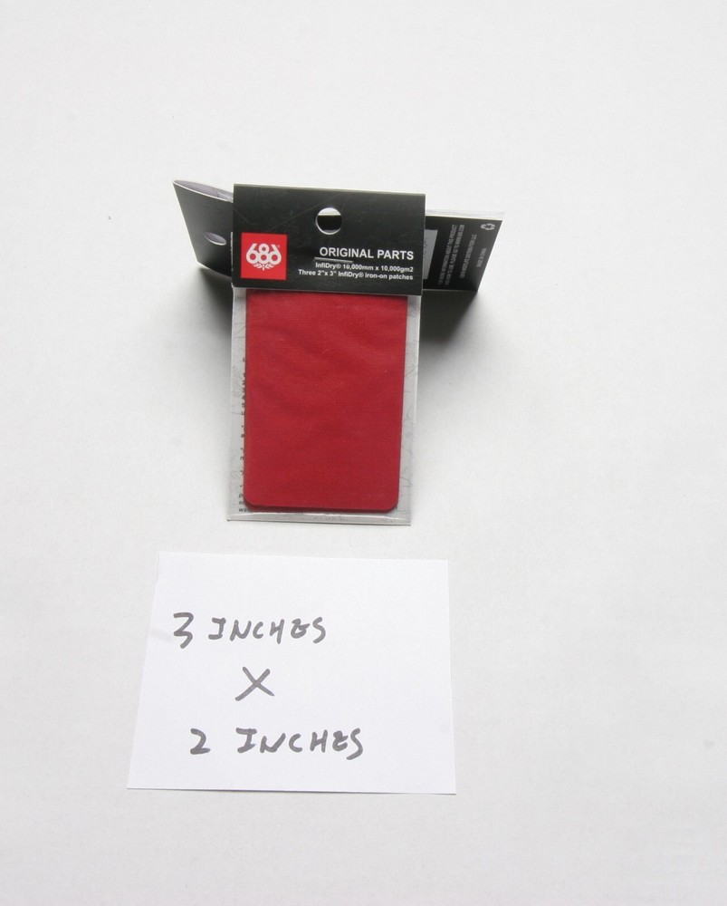 686 Iron-On Fabric Repair Patch (Red) L9WACC02