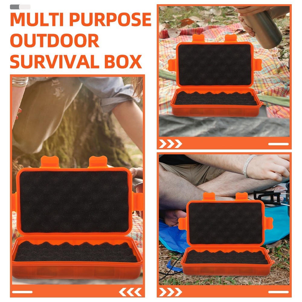 Multifunctional Portable Storage Box Survival Container Devices Organizers