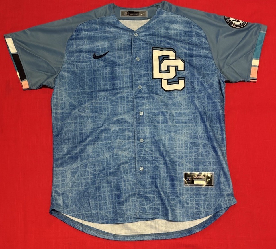 Dylan Crews MLB Baseball Autographed Signed Custom Washington Jersey JSA