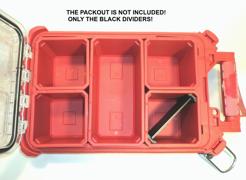 MILWAUKEE PACKOUT Bin Dividers Set COMPACT HIGH PROFILE ORGANIZER FULL Bundle