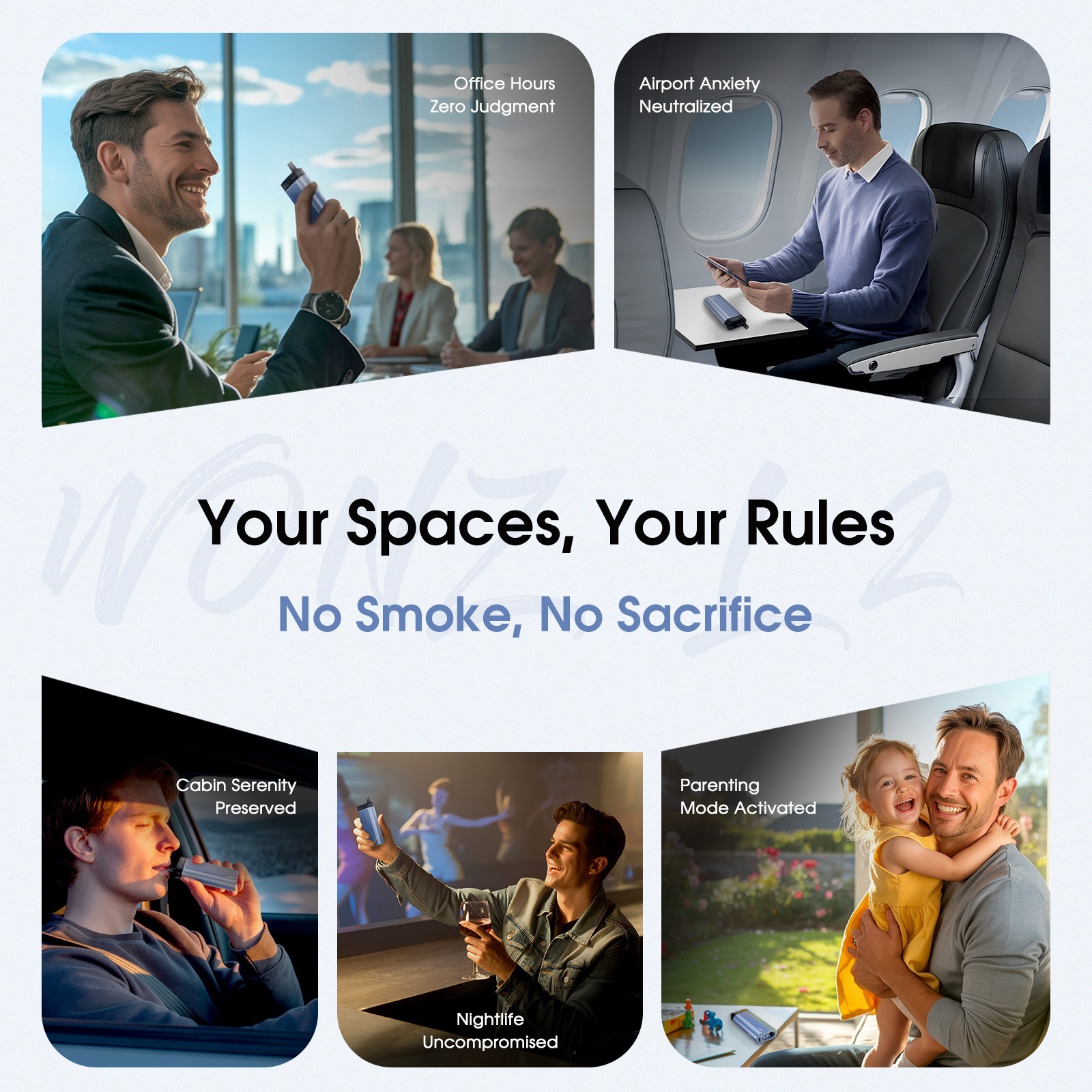 WONZ L2 Heated Tobacco Device,Cigarette Filter ,Minimizes Secondhand Smoke Risks