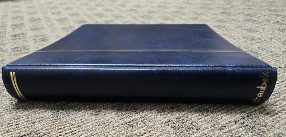 Schaubek 6 Ring Blue Album