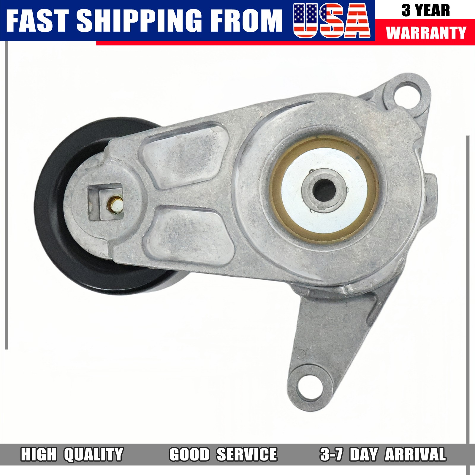 Fit Chevy Camaro Caprice Saab 9-3 2.8L 3.6L Serpentine Drive Belt Tensioner Kit