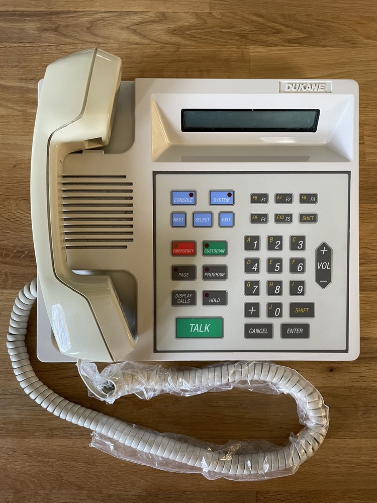 Dukane ACC5 Administrative Control Console Intercom System Paging Phone Valcom